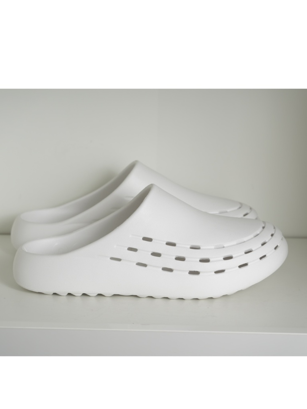 ECCO Cozmo EVA Slides Men Beight White Recovery Comfort Orthotic US 11 11.5 EU45
